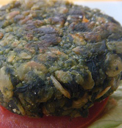 Hamburguesa vegetal de Espinacas (2 unidades)