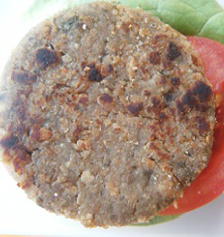 Hamburguesa vegetal de alcachofa