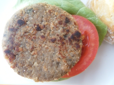 Hamburguesa vegetal de alubias (2 unidades)<< 