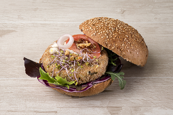 Hamburguesa de col y calabaza vegana 100g (pack 30 unidades)